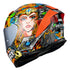CASCO FORCE VALKYERI GRIS NARANJA BRILLA